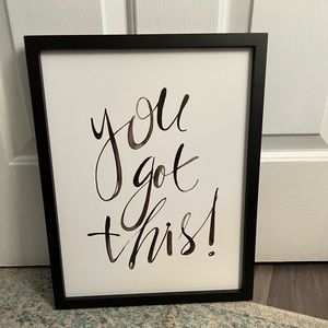 You got this! Art decor